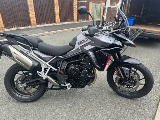Triumph Tiger 900 Transported from Wales to Chelmsford by MTB's Transport Limited Triumph Tiger 900 Transported from Wales to Chelmsford by MTB's Transport Limited