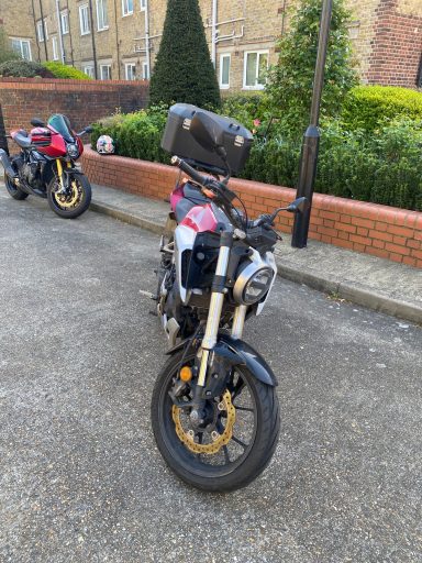 Honda CB125 Motorcycle Transport by MTB's Transport Limited | MotoMoveUK